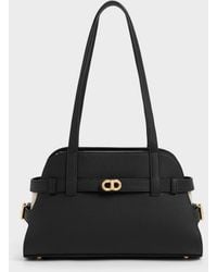 Charles & Keith - Aubrielle Belted Shoulder Bag - Lyst