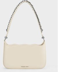 Charles & Keith - Wavy Braided Chain-link Shoulder Bag - Lyst