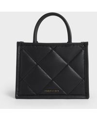 Charles & Keith - Celia Quilted Tote Bag - Lyst