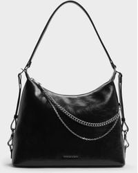 Charles & Keith - Atwood Chain Convertible Hobo Bag - Lyst