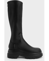 Charles & Keith - Leoi Chunky Knee-High Boots - Lyst