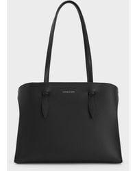 Charles & Keith - Allyn Elongated-Handle Tote Bag - Lyst
