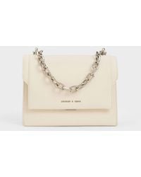 Charles & Keith - Brennan Chain Handle Crossbody Bag - Lyst