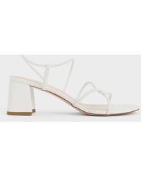 Charles & Keith - Meadow Strappy Block Heel Sandals - Lyst