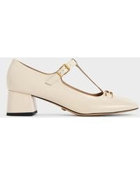 Charles & Keith - Gabine Leather T-bar Mary Jane Pumps - Lyst
