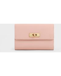 Charles & Keith - Tricha Turn-lock Wallet - Lyst