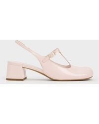 Charles & Keith - T-bar Slingback Mary Jane Pumps - Lyst