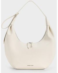 Charles & Keith - Odella Curved Hobo Bag - Lyst