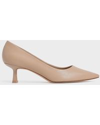 Charles & Keith Pointed Kitten Heel Court Shoes - Multicolour
