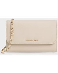 Charles & Keith - Octavia Front Flap Long Wallet - Lyst