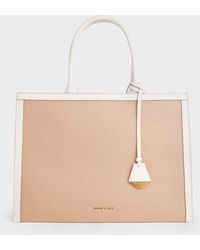 Charles & Keith - Canvas Tote Bag - Lyst