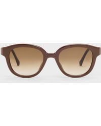 Charles & Keith - Brea Round Sunglasses - Lyst