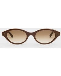 Charles & Keith - Pecola Oval Sunglasses - Lyst
