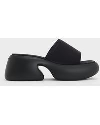 Charles & Keith - Baxie Silk Platform Mules - Lyst