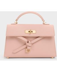 Charles & Keith - Tricha Knotted-Belt Top Handle Bag - Lyst