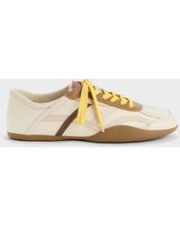 Charles & Keith - Nylon & Leather Sneakers - Lyst