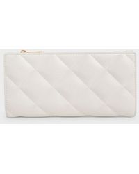 Charles & Keith - Danika Quilted Long Wallet - Lyst