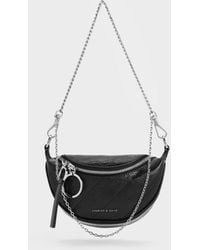 Charles & Keith - Philomena Half-moon Crossbody Bag - Lyst