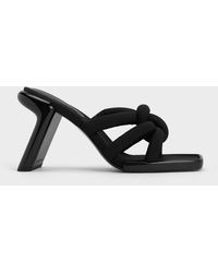 Charles & Keith - Toni Knotted Puffy-strap Mules - Lyst