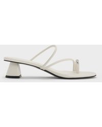 Charles & Keith - Toe-Ring Strappy Heels - Lyst