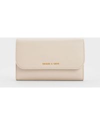 Charles & Keith - Octavia Front Flap Long Wallet - Lyst