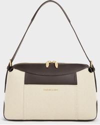 Charles & Keith - Roan Canvas Top Handle Bag - Lyst