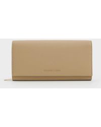 Charles & Keith - Muriel Front Flap Long Wallet - Lyst