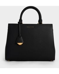 Charles & Keith - Mirabelle Structured Handbag - Lyst