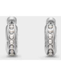 Charles & Keith - Pearl Open-Hoop Earrings - Lyst