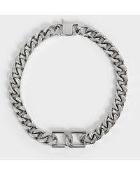Charles & Keith - Gabine Chain-link Choker Necklace - Lyst