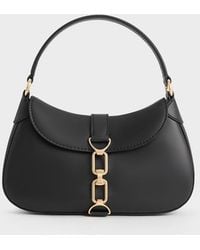 Charles & Keith - Agatha Chain-accent Hobo Bag - Lyst