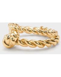 Charles & Keith - Sable Rope-Knot Two-Ring Set - Lyst