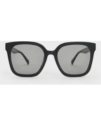 Charles & Keith - Gabine Oversized Butterfly Sunglasses - Lyst