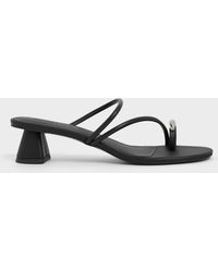Charles & Keith - Toe-Ring Strappy Heels - Lyst