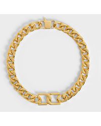 Charles & Keith - Gabine Chain-link Choker Necklace - Lyst