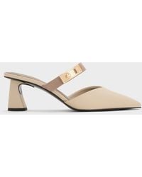 Charles & Keith - Lando Heeled Mules - Lyst