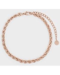 Charles & Keith - Kris Chain-Link Choker Necklace - Lyst