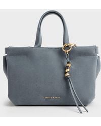 Charles & Keith - Mini Zephyr Tassel Tote Bag - Lyst
