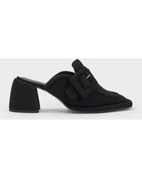 Charles & Keith - Sinead Woven Buckled Loafer Mules - Lyst