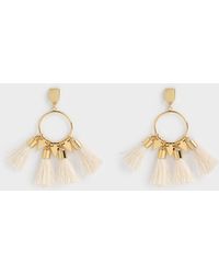 Charles & Keith - Orelia Tassel Drop Earrings - Lyst