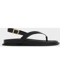 Charles & Keith - V-strap Thong Sandals - Lyst