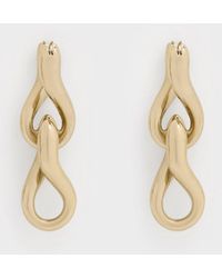Charles & Keith - Kris Chain-Link Drop Earrings - Lyst