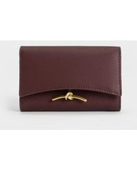 Charles & Keith - Huxley Metallic-Knot Wallet - Lyst