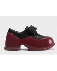 Charles & Keith - Pixie Patent Two-tone Platform Loafers - Lyst