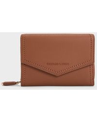 Charles & Keith - Stitch Trim Envelope Wallet - Lyst