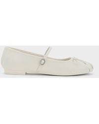 Charles & Keith - Emiko Bow Mary Jane Flats - Lyst