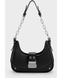 Charles & Keith - Winslet Belted Hobo Bag - Lyst