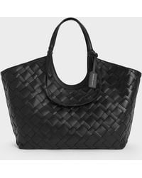 Charles & Keith - Ivette Woven Tote Bag - Lyst