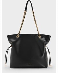 Charles & Keith - Arya Braided-Chain Tote Bag - Lyst