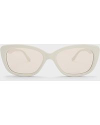 Charles & Keith - Maeva Cat-eye Sunglasses - Lyst